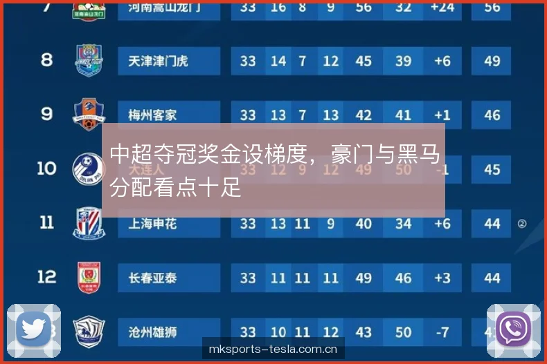 中超夺冠奖金设梯度,豪门与黑马分配看点十足 中超夺冠奖金设梯度,豪门与黑马分配看点十足